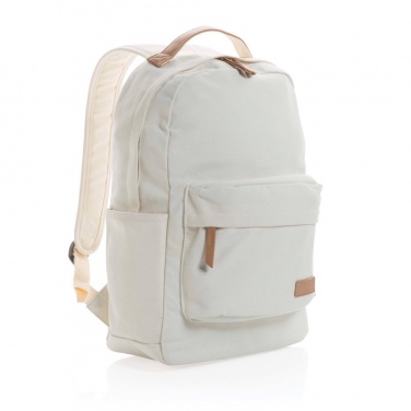 Logotrade business gift image of: Impact AWARE™ 16 oz. recycled canvas backpack