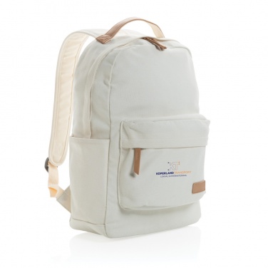 Logotrade advertising product picture of: Impact AWARE™ 16 oz. recycled canvas backpack