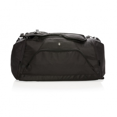 Logotrade promotional giveaway image of: Swiss Peak RFID sports duffel & backpack