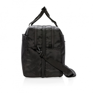 Logotrade promotional product picture of: Swiss Peak RFID duffle with suitcase opening