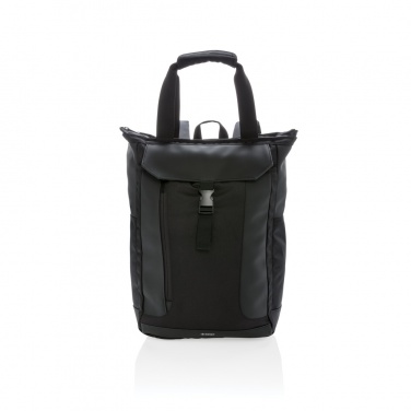 Logo trade corporate gifts image of: Swiss Peak RFID 15" laptop totepack PVC free
