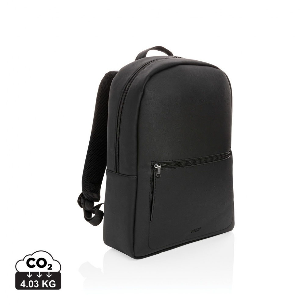 Logotrade business gifts photo of: Swiss Peak deluxe PU laptop backpack PVC free