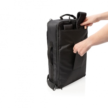 Logo trade promotional items image of: Swiss peak convertible travel backpack PVC free