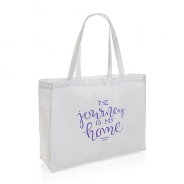 Logotrade corporate gift image of: Impact AWARE™ Recycled cotton shopper 145g