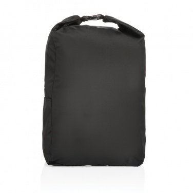 Logotrade corporate gift picture of: Impact AWARE™ RPET lightweight rolltop backpack