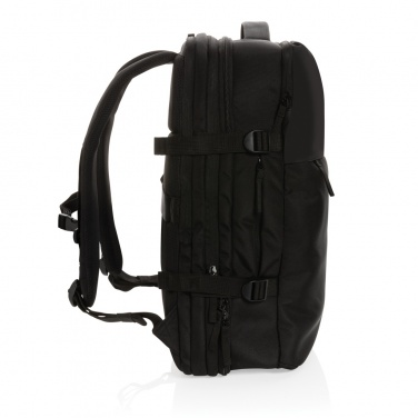 Logo trade advertising products picture of: Swiss Peak AWARE™ RPET 15.6' expandable weekend backpack