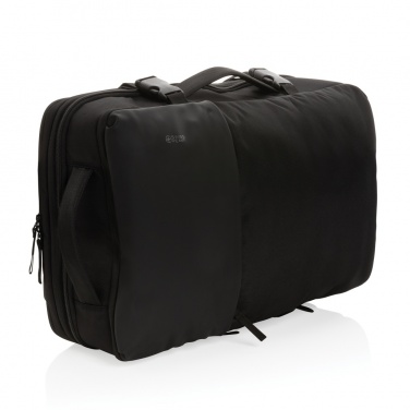 Logo trade promotional giveaways image of: Swiss Peak AWARE™ RPET 15.6' expandable weekend backpack