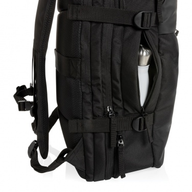 Logo trade corporate gift photo of: Swiss Peak AWARE™ RPET 15.6' expandable weekend backpack