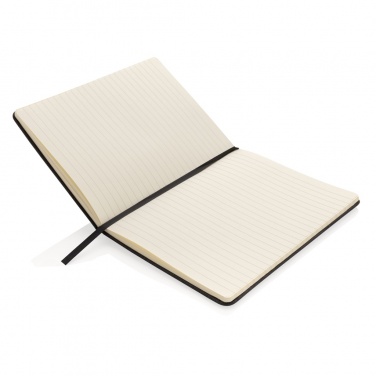 Logotrade promotional gift picture of: Deluxe A5 Notebook with phone pocket