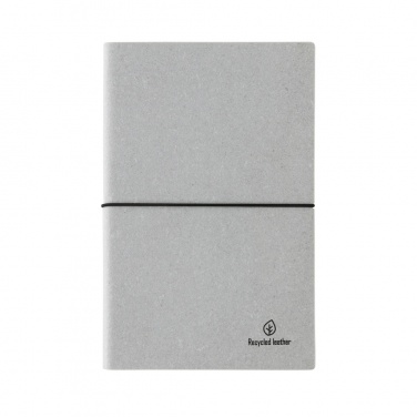 Logo trade business gift photo of: A5 recycled leather notebook