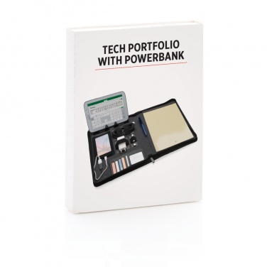 Logo trade corporate gifts picture of: Tech portfolio with powerbank