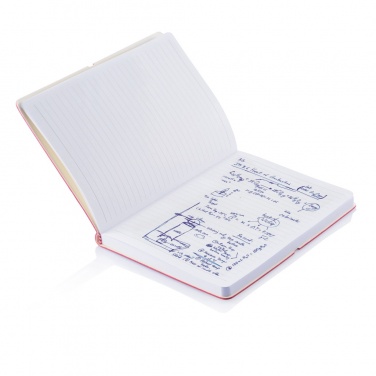 Logo trade promotional products image of: Deluxe softcover A5 notebook