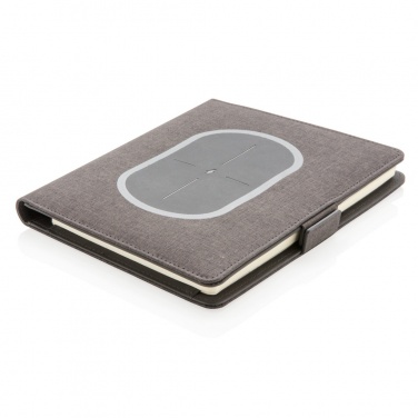 Logotrade corporate gift image of: Air 5W wireless charging notebook cover A5