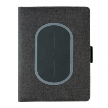 Logotrade promotional items photo of: Air 5W wireless charging notebook cover A5
