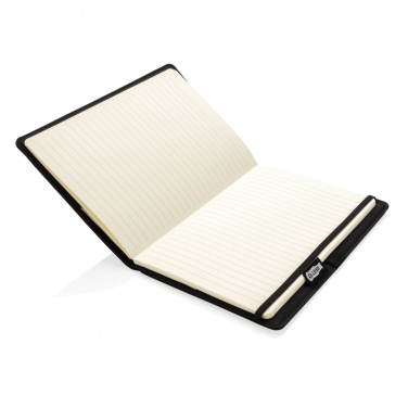Logo trade corporate gifts picture of: Air 5W wireless charging refillable journal cover A5
