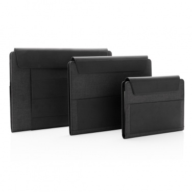 Logotrade business gift image of: Fiko wireless charging A5 portfolio with powerbank