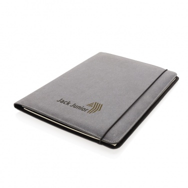 Logo trade promotional merchandise image of: Recycled leather A4 portfolio