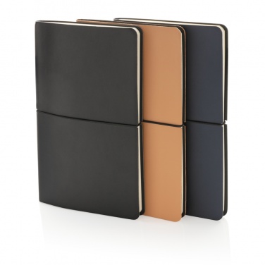 Logo trade corporate gifts picture of: Modern deluxe softcover A5 notebook
