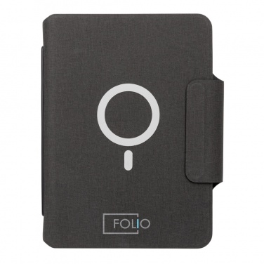 Logo trade promotional items picture of: Artic Magnetic 10W wireless charging A5 notebook
