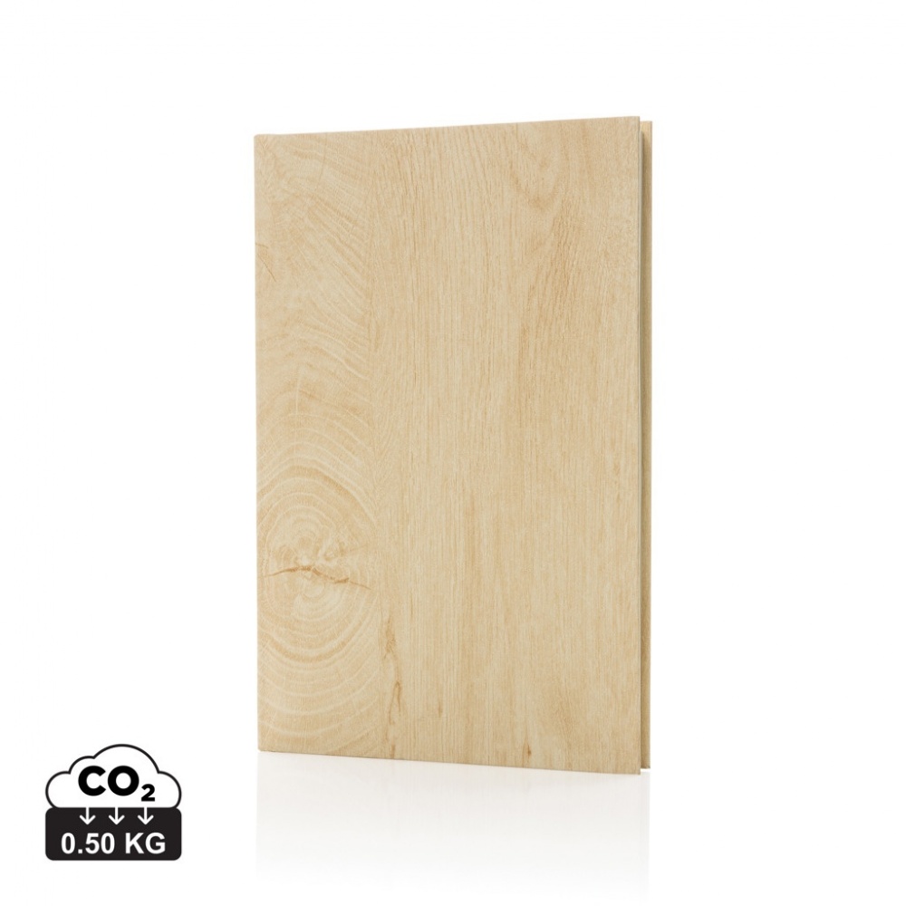 Logotrade corporate gifts photo of: Kavana wood print A5 notebook