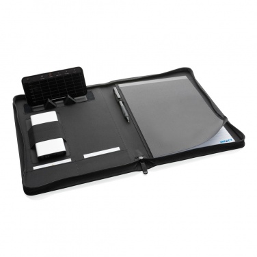 Logo trade advertising products picture of: Impact Aware™ deluxe 300D tech portfolio with zipper