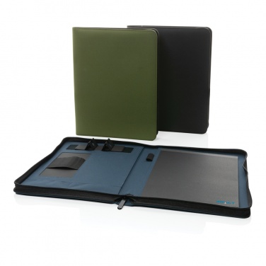 Logo trade advertising product photo of: Impact Aware™ deluxe 300D tech portfolio with zipper