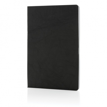Logo trade business gifts image of: Salton A5 GRS certified recycled paper notebook