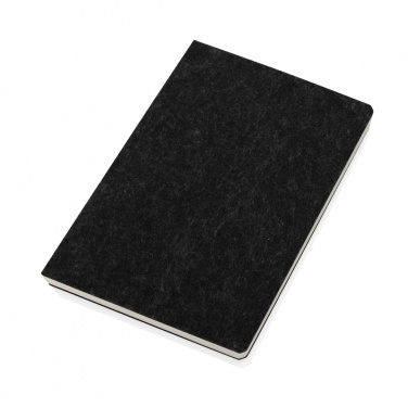 Logotrade advertising products photo of: Phrase GRS certified recycled felt A5 notebook