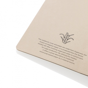 Logotrade advertising product picture of: Stylo Sugarcane paper A5 Notebook