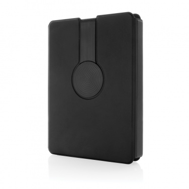 Logotrade business gifts photo of: Swiss Peak RCS rePU notebook with 2-in-1 wireless charger