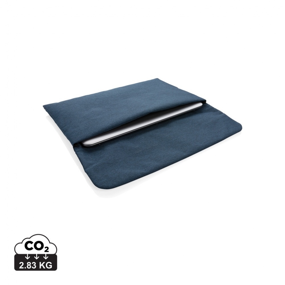 Logotrade promotional giveaway image of: Magnetic closing 15.6" Laptop sleeve PVC free