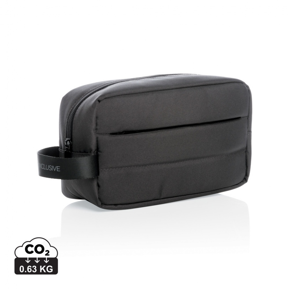 Logo trade business gifts image of: Impact AWARE™ RPET toiletry bag