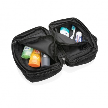 Logo trade corporate gifts picture of: Swiss Peak AWARE™ RPET Voyager toiletry bag