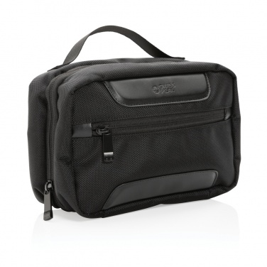 Logotrade advertising product picture of: Swiss Peak AWARE™ RPET Voyager toiletry bag