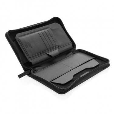 Logo trade promotional products image of: Swiss Peak Heritage RCS rPU RFID travel wallet