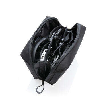 Logo trade business gifts image of: Swiss Peak AWARE™ tech pouch PVC free