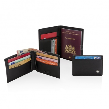 Logo trade corporate gifts image of: RFID anti-skimming card holder