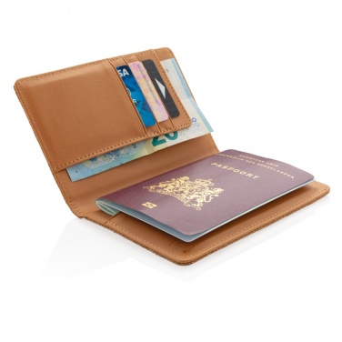 Logotrade promotional items photo of: Cork secure RFID passport cover