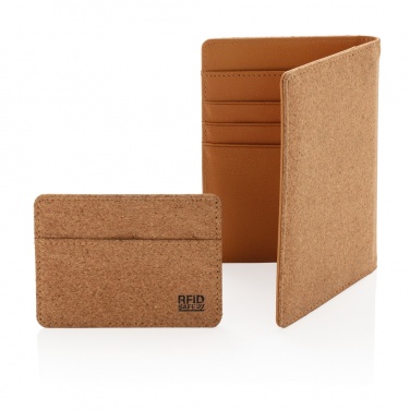 Logotrade promotional merchandise photo of: Cork secure RFID passport cover