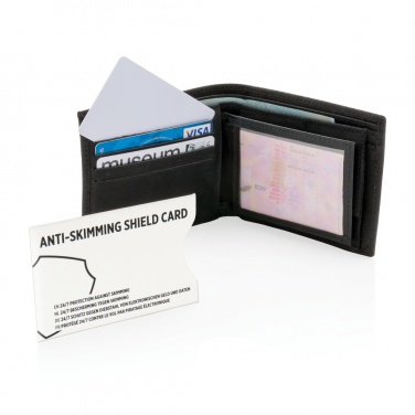 Logo trade corporate gifts image of: Anti-skimming RFID shield card with active jamming chip
