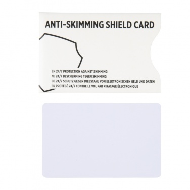 Logotrade promotional merchandise image of: Anti-skimming RFID shield card with active jamming chip