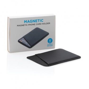 Logo trade corporate gifts picture of: Magnetic phone card holder