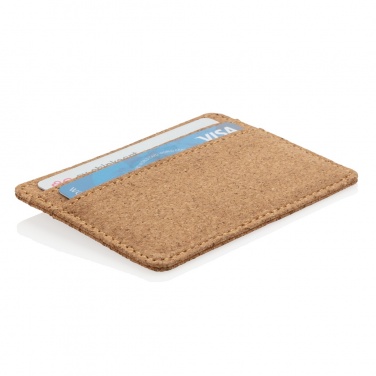 Logotrade promotional merchandise photo of: Cork secure RFID slim wallet