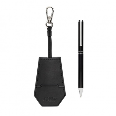 Logotrade advertising product picture of: SP Tula RCS certified recycled PU key holder and pen set