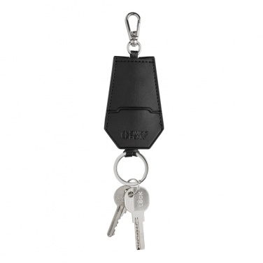 Logo trade business gifts image of: SP Tula RCS certified recycled PU key holder and pen set