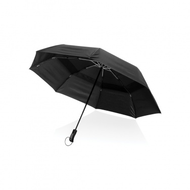 Logo trade business gifts image of: Swiss Peak Aware™ Tornado 27” pocket storm umbrella