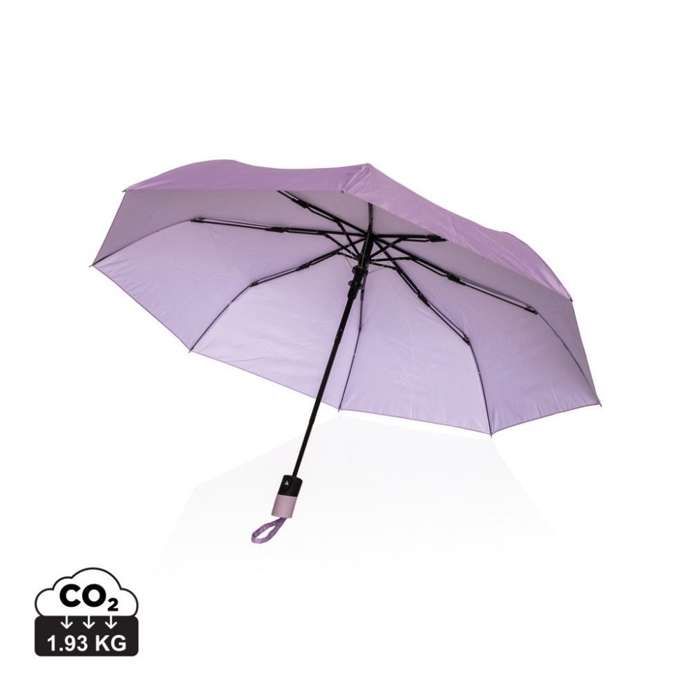 Logotrade corporate gift image of: 21" Impact AWARE™ 190T mini auto open umbrella