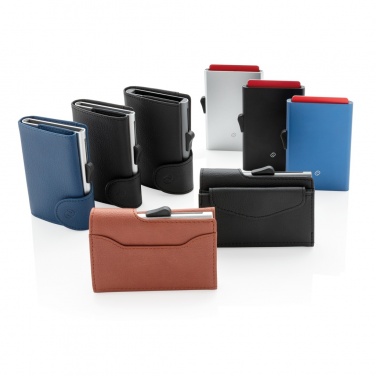 Logo trade promotional merchandise image of: C-Secure RFID card holder & wallet