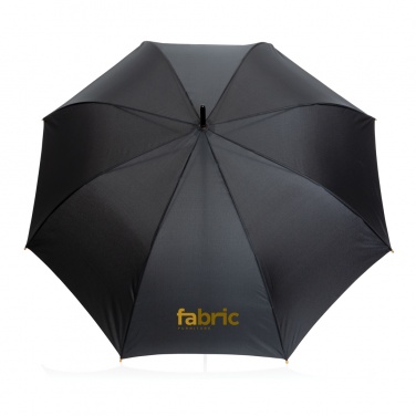 Logotrade promotional giveaways photo of: 27" Impact AWARE™ RPET 190T auto open bamboo umbrella