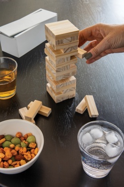 Logotrade promotional products photo of: Deluxe tumbling tower wood block stacking game
